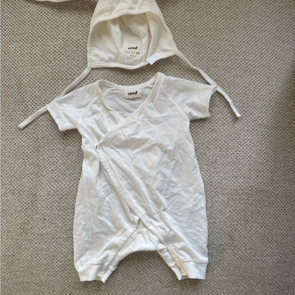 Oeuf Baby Bunny Welcome Home Kimono Set
